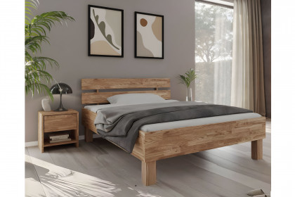 Jasper von Elfo Möbel - Komfortbett 100x200 cm Eiche massiv geölt