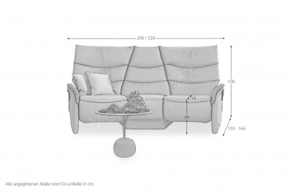 4650 von Himolla - Trapezsofa rocky