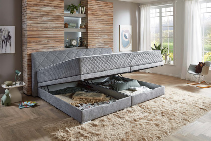 Kufstein-BX2740 von Sun Garden - Familien-Boxbett silber