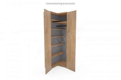 Hanna von Wittenbreder - Mehrzweckschrank in Anthrazit und Wildeiche