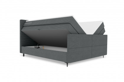 BX-LE-05 von SW KOLLEKTION - Boxspringbett dunkelgrau
