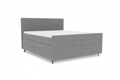 BX-LE-05 von SW KOLLEKTION - Boxspringbett grau