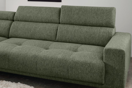Intera von Benformato - Ecksofa Ausführung links dunkelgrün