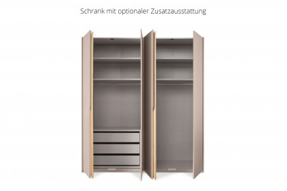 Venice von set one by Musterring - Drehtürenschrank fango ca. 223 cm hoch