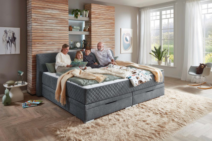 Kufstein-BX2740 von Sun Garden - Familien-Boxbett grau