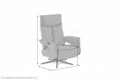 8001 von Hjort Knudsen - Ruhesessel dark-grey