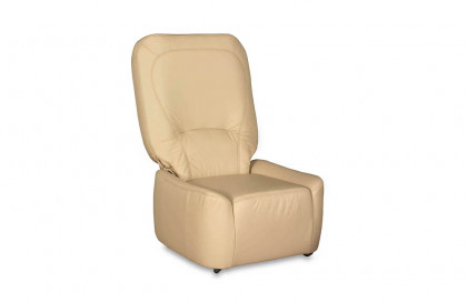 7376 von Himolla - Sessel mit Hockerfunktion marmor