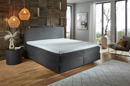 HU-BX25023 von Hukla - Boxspringbett KT 25092 anthrazit