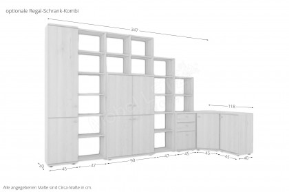 Plano 2 von Stralsunder - Schreibtisch mit Freiformplatte