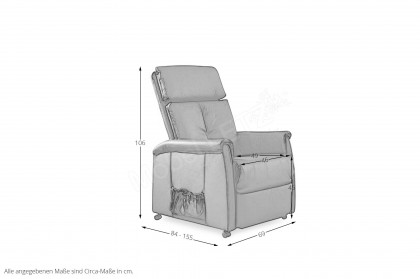 9106 von Himolla - TV-Sessel vulkan