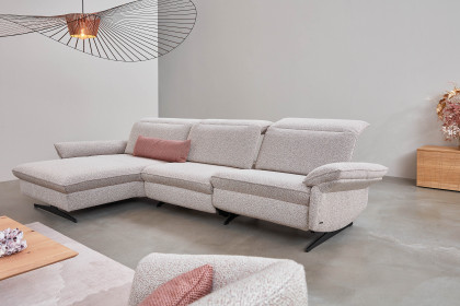 1077 von Himolla - Ecksofa links rose
