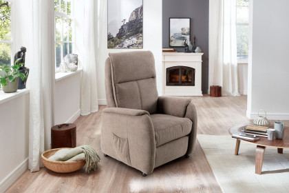 Frederik Plus Basic von Polsteria - TV-Sessel schlamm
