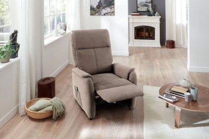 Frederik Plus Basic von Polsteria - TV-Sessel schlamm