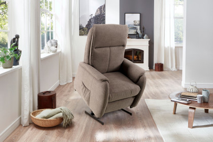 Frederik Plus Basic von Polsteria - TV-Sessel schlamm