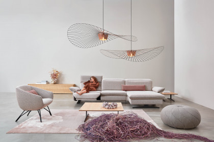 1077 von Himolla - Ecksofa rechts rose