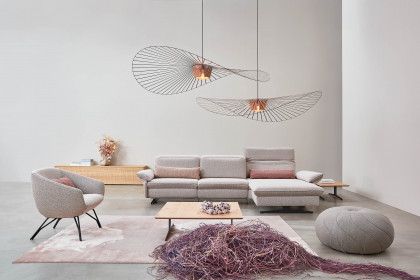 1077 von Himolla - Ecksofa rechts rose