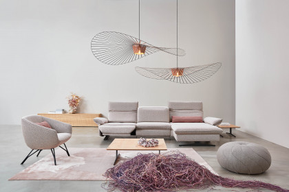 1077 von Himolla - Ecksofa rechts rose