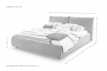 Horus von Candy Sleep - Polsterbett light-blue