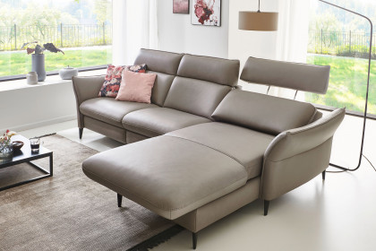 HU-RL21014 von Hukla - Ecksofa rechts granit