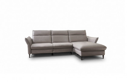 HU-RL21014 von Hukla - Ecksofa rechts granit