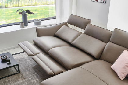 HU-RL21014 von Hukla - Ecksofa rechts granit