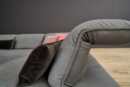 1052 von Himolla - Ledersofa Ausführung rechts arctic