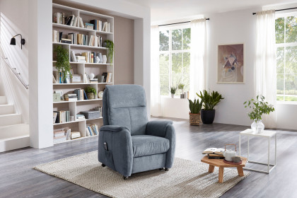 Frederik Basic von Polsteria - Relaxsessel grey-blue