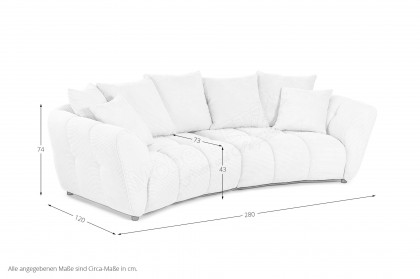 Nelli von GUTMANN - Big-Sofa creme