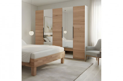 Jasper & Tom von Elfo Möbel - Schlafzimmer-Einrichtung kaschmir - Eiche geölt