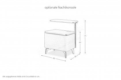 HU-BX25024 von Hukla - Boxspringbett KT 25025 steel