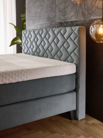 HU-BX25024 von Hukla - Boxspringbett KT 25025 steel