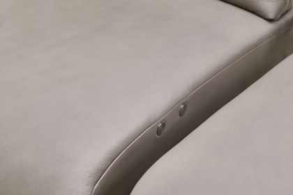 HU-RL21014 von Hukla - Ecksofa links granit