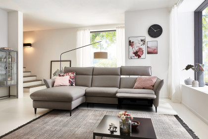 HU-RL21014 von Hukla - Ecksofa links granit