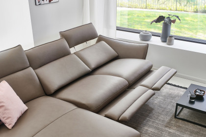 HU-RL21014 von Hukla - Ecksofa links granit