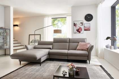 HU-RL21014 von Hukla - Ecksofa links granit