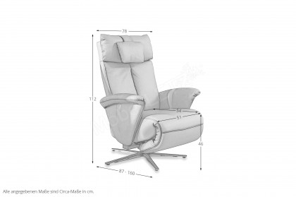 7804 von Himolla - TV-Sessel mint