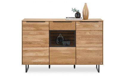 Jackson von set one by Musterring - Sideboard 2645 Eiche inklusive Beleuchtung