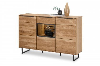 Jackson von set one by Musterring - Sideboard 2645 Eiche inklusive Beleuchtung