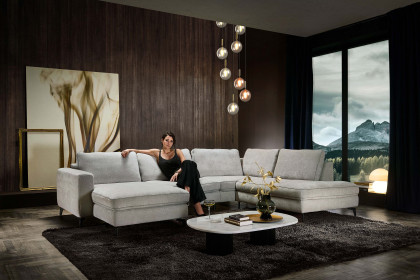 HU-PL24070 von Hukla - XXL-Sofa rechts silver