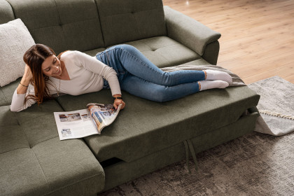 Verso von Sit & More - Polstergarnitur links agave