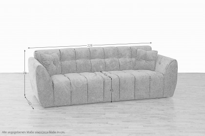 Tunis von Grant Factory - Einzelsofa grau