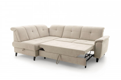 Verso von Sit & More - Polstersofa links creme