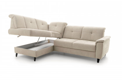 Verso von Sit & More - Polstersofa links creme