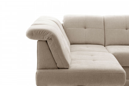 Verso von Sit & More - Polstersofa links creme