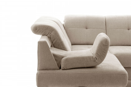 Verso von Sit & More - Polstersofa links creme