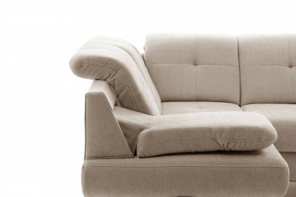 Verso von Sit & More - Polstersofa links creme