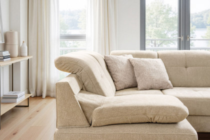 Verso von Sit & More - Polstersofa links creme