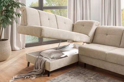 Verso von Sit & More - Polstersofa links creme