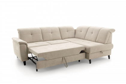 Verso von Sit & More - Polstersofa rechts creme