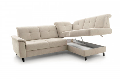 Verso von Sit & More - Polstersofa rechts creme